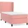 vidaXL Boxspringbett 100 x 200 cm Rosa