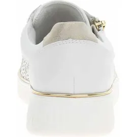 REMONTE Damenschuhe sportlicher Schnürer Weiß Freizeit, Schuhgröße:40 EU - Beige/Weiß - 40