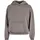 Build Your Brand Acid Washed Oversize Kapuzenpullover Asphalt XS