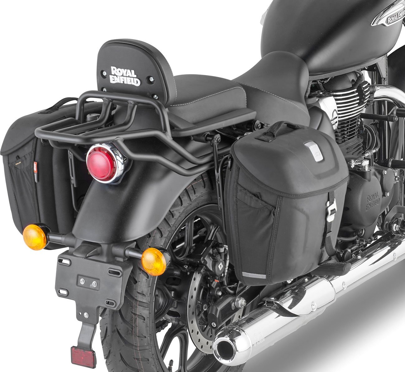 Givi Royal Enfield Meteor 350, Entretoises pour sacs latéraux Mu - Noir