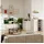 Homcom Sideboard 80 x 80 x 40 cm Hochglanzweiß