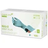 Medi-Inn Nitril Mint Plus Einmalhandschuhe puderfrei M 10 x 100 Stück)