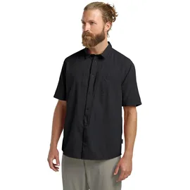 Jack Wolfskin Sierra Canyon Kurzarmhemd Schwarz L