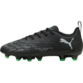 Puma Future 8 Play FG/AG JR Fussballschuh, Black Silver-Fluo Green, 29