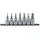 KS Tools 3/8" CHROMEplus Bit-Stecknuss-Satz Innen6kant, Kugelkopf, 7-tlg.