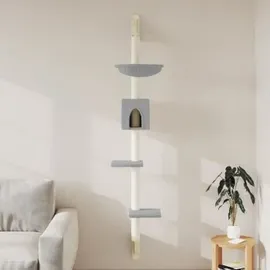 vidaXL Kratzbaum 187 cm Hellgrau