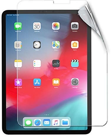TECHGEAR Displayschutz für iPad Pro 12.9 2020, 2018 (12,9 zoll) - Ultra Klare Schutzfolie für iPad Pro 12,9 2020/2018 [4. 3. Generation] mit Reinigungstuch + Applikationskarte