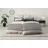 Linon anthrazit 135 x 200 cm + 80 x 80 cm