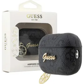 GUESS GUAP2G4GSMK AirPods Pro 2 Cover schwarz/schwarz 4G Charm Collection - Schwarz
