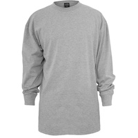 URBAN CLASSICS Tall Tee L/S in Grau, 5XL