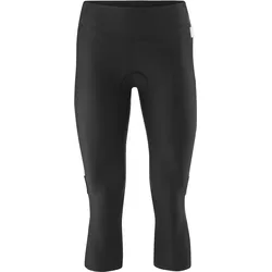 Fahrradhose GONSO "Lecce", Damen, Gr. 46, Normalgrößen, schwarz, 80% Polyamid, 20% Elastan, Hosen, Strapazierfähig, formbeständig, hohe Bewegungselastizität