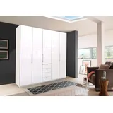 Wiemann Kleiderschrank »Loft«, Glasfront Weiß/Weiß glas) , 51139422-0 B/H/T: 250 cm x 236 cm x 58 cm