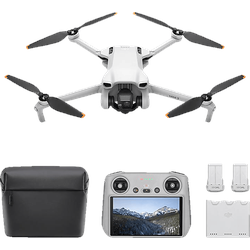 DJI Mini 3 Fly More Combo & RC Drohne, Grau/Weiß