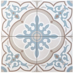 Casa Moro Feinsteinzeug Bodenfliese Mediterrane Keramikfliesen Aydan 20×20 cm 1 qm Feinsteinzeug in Zementoptik frostsicher, orientalische Bodenfliesen & Wandfliesen bunt für schöne Küche Flur & Badezimmer, FL7024, Mehrfarbig, Zementfliesenoptik bunt