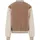 URBAN CLASSICS Teddy Collegejacke Dunkeltaupe XXL