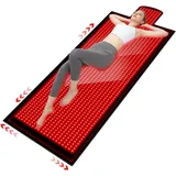 Infrarotlampe Rotlichtlampe Therapie, Infrarottherapie Ganzkoerper mit Timer, Rotlichttherapie 660 nm und 850 nm für Rückenschmerzen Ganz Körper Schmerzen Schulter Rücken, Tiefentherapie (1pc)