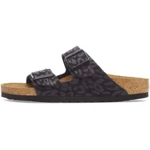 Birkenstock Arizona Bs Synthetik Schmale Weite Damensandalen schwarz/grau/braun - 37