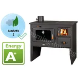 Küchenofen Holzofen Prity 2P41  Rauchrohr Links BImSchv2 15,2kw. EEK-A