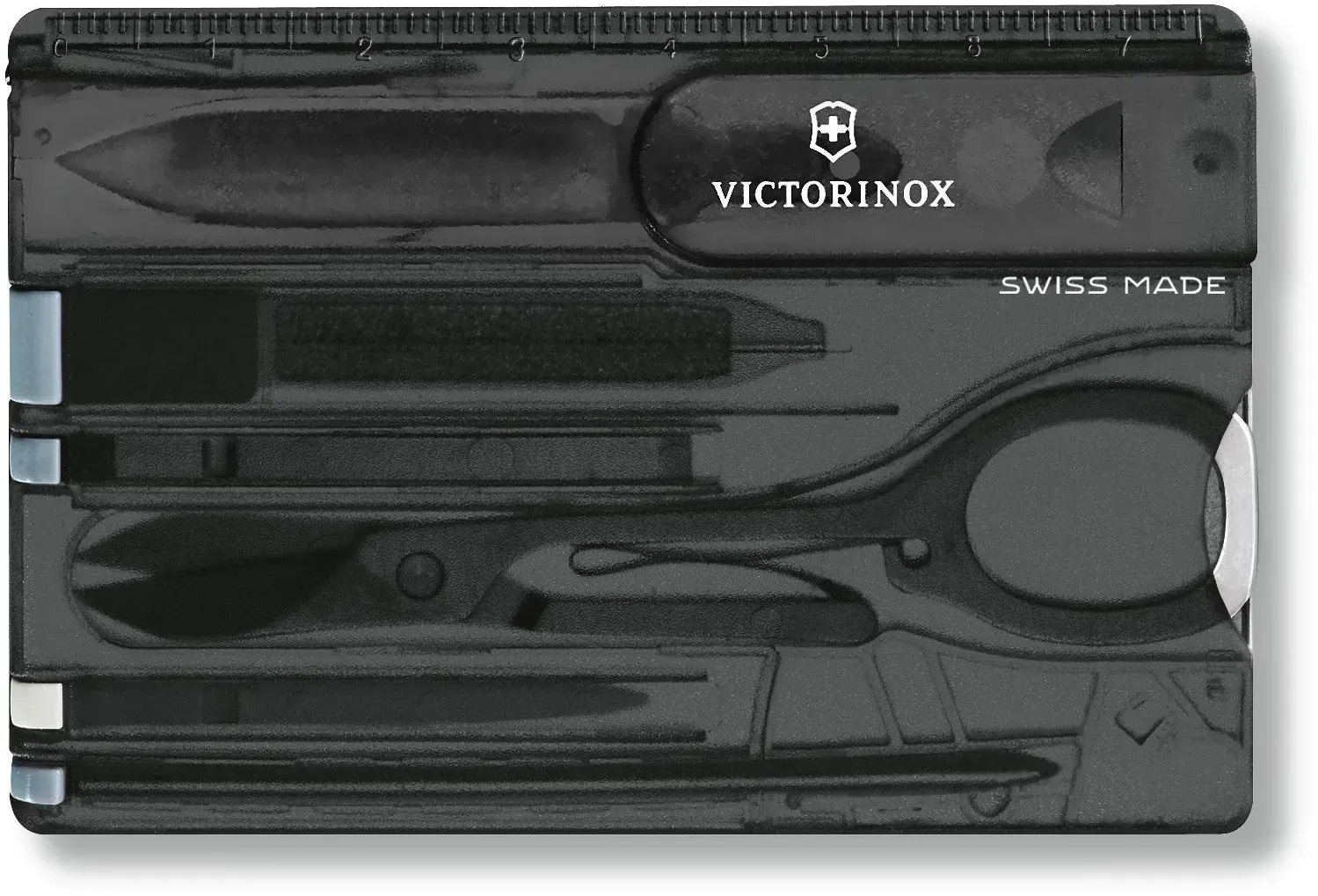 Victorinox Swiss Card Classic Werkzeug-Karte - STK - schwarz transparent