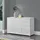 [en.casa] Paarl 74 x 117 x 36 cm Weiß hochglanz