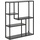 MID.YOU Wandregal, Schwarz, Metall, Holzwerkstoff, 75.0x91.0x20.0 cm, Reach, Wohnzimmer, Regale, Wandregale