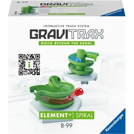 Ravensburger GraviTrax Element Spirale 22424 - GraviTrax Erweiterung für deine Kugelbahn - Murmelbahn und Konstruktionsspielzeug ab 8 Jahren, GraviTrax Zubehör kombinierbar mit allen Produkten