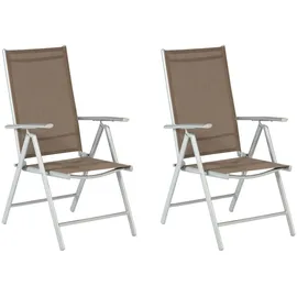 Merxx Amalfi Klappsessel 57 x 65 x 108 cm taupe