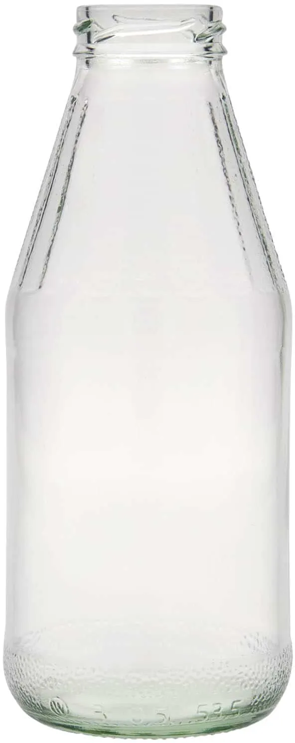 500 ml Bottiglia universale a collo largo, vetro, imboccatura: Twist-Off (TO 43)