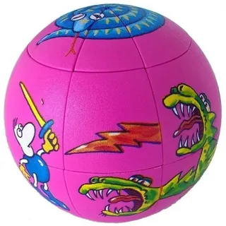Masterball Dragon, Zauberwürfel als Ball, Drehpuzzle