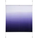 LIEDECO Plissee Farbverlauf 45 x 130 cm Blau