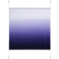 LIEDECO Plissee Farbverlauf 45 x 130 cm Blau