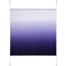 LIEDECO Plissee Farbverlauf 45 x 130 cm Blau