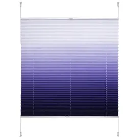 LIEDECO Plissee Farbverlauf 45 x 130 cm Blau
