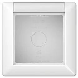 JUNG AS581ANAWW, Weiß, Thermoplast, 85 mm, 85 mm, 1 Stück(e)
