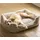 dehner lieblinge Hundebett Casim L 85 x 65 cm beige/weiß