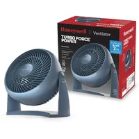 Honeywell TurboForce Turbo-Ventilator - blau Ausführung (Geräuscharme Kühlung, verstellbarer