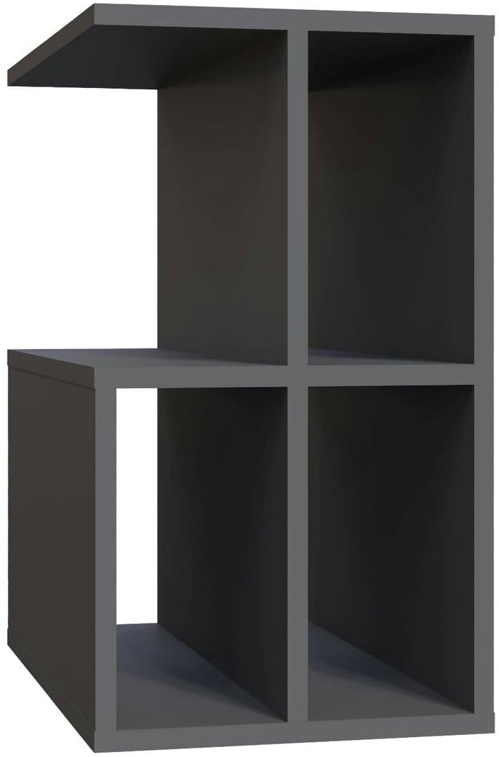 Skye Decor, Lauron- Lauron RTC, Anthrazit, Couchtische, 63,2x59,6x35,6 cm, 100% Melaminbeschichtete Partikelplatte
