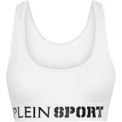 PLEIN SPORT Damen BH STATEMENT, Wei?, S