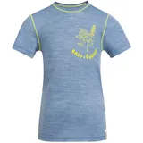 Jack Wolfskin Merino Graphic T K T-Shirt, elemental blue 152 cm