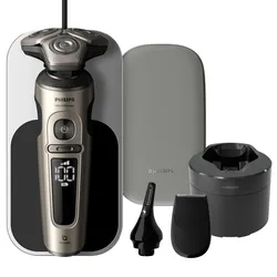 Philips SP9883/36 S9000 Prestige Nass- und Trockenrasierer mit SkinIQ