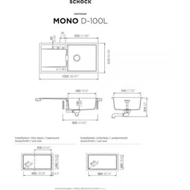 Schock Mono D-100L Einbau puro + Excenterbetätigung