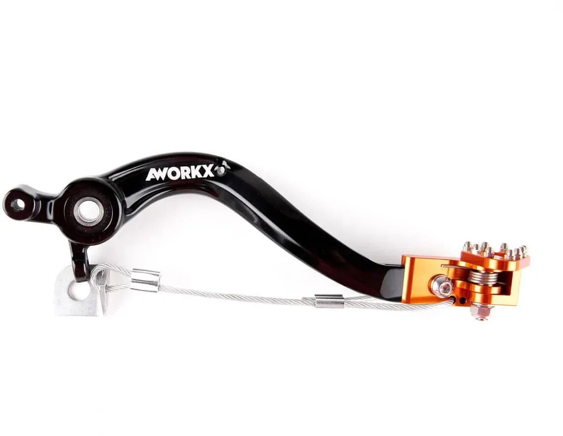 AWORKX Hinterradbremspedal - orange