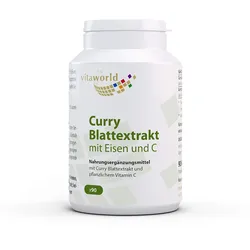 Curry Blattextrakt mit Eisen und C 90 ST