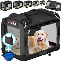 Cadoca Hundebox Anthrazit XL 82x58x58cm