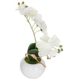 Atmosphera Künstliche Orchidee im Topf, 25 cm, Atmosphera