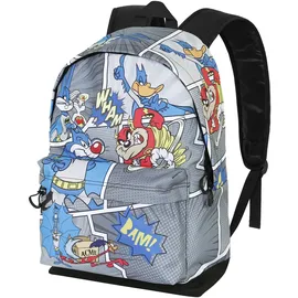 Karactermania Looney Tunes Batman Comic-FAN HS Rucksack 2.0, Knochen