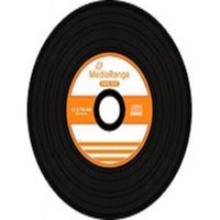 MediaRange Vinyl CD-R 700MB|80min 52-fache Schreibgeschwindigkeit, schwarze Schreibseite, 50er