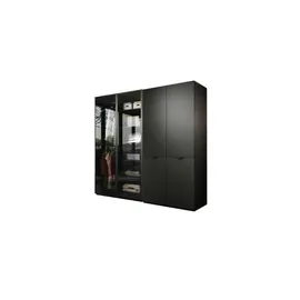 Rauch Drehtürenschrank Celle 181 x 197 x 54 cm grau