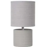 LUCIDE GREASBY - Tischlampe - Ø 14 cm - 1xE14 - Grau