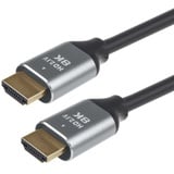 Maclean Brackets MCTV-442 / HDMI-Kabel 2.1a Kabel mit mit vergoldeten Steckern Stecker auf Stecker 8K Ultra High-Speed Kabel Maximale Bandbreite von 48 Gb/s 8K FUHD 60Hz 4320p 4K 120Hz 2160p (3m)